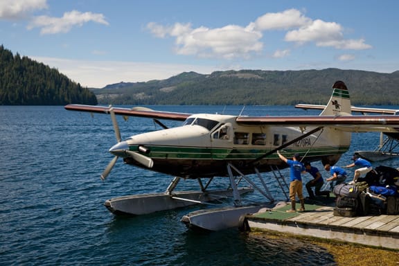 WFR Crew Getting Bags from Plane 576x384 Low Res