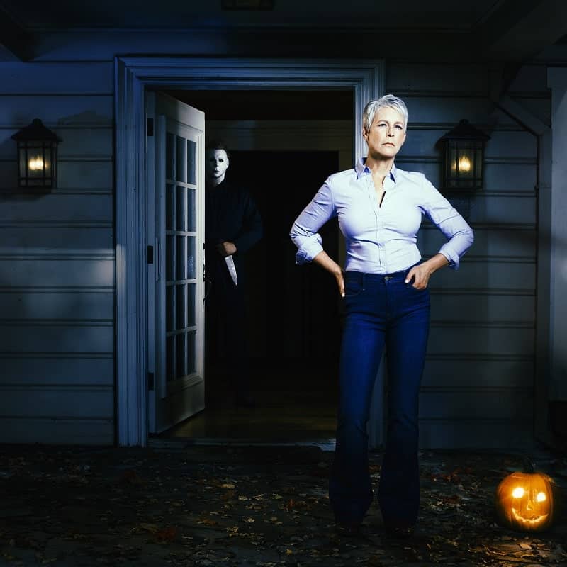 Jamie Lee Curtis reprises her iconic role in Halloween as Laurie Strode to seek her revenge against Michael Myers. Today you can own Halloween Available on 4K Ultra HD, Blu- ray, DVD and On Demand. More at DadBlogsAbout.com